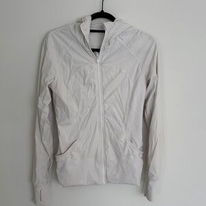 Women's White Hooded Jacket